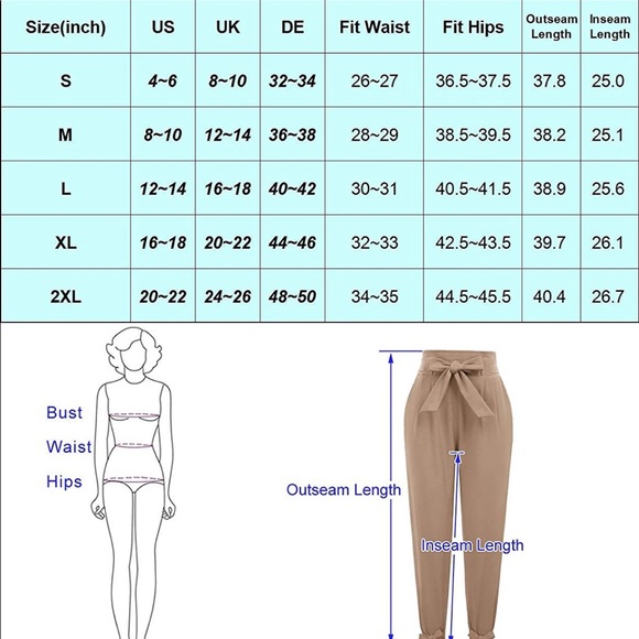 LIUMILAC Casual Cropped Pants - Picture 7 of 8